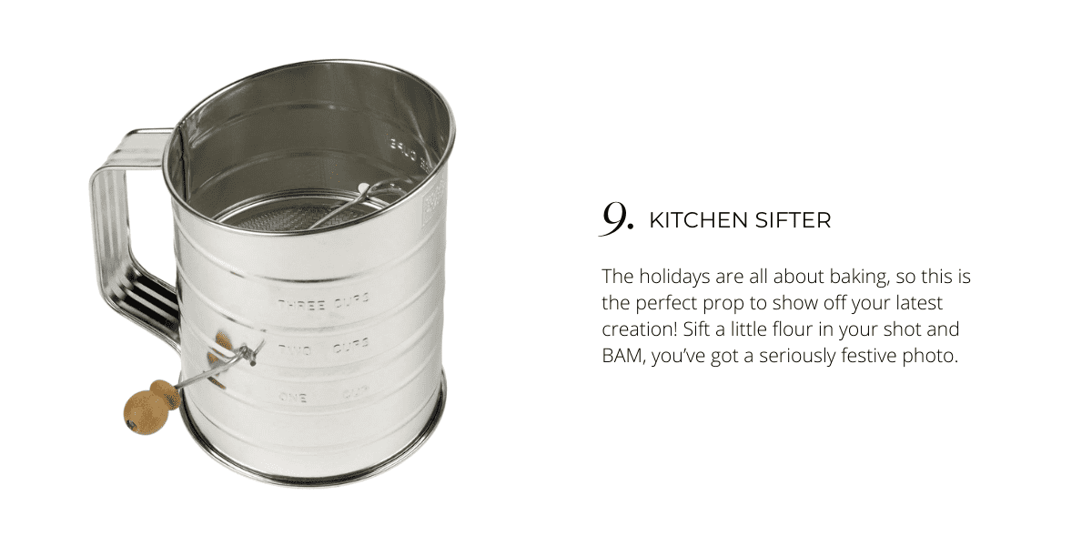food photographer gift guide idea #9 kitchen sifter