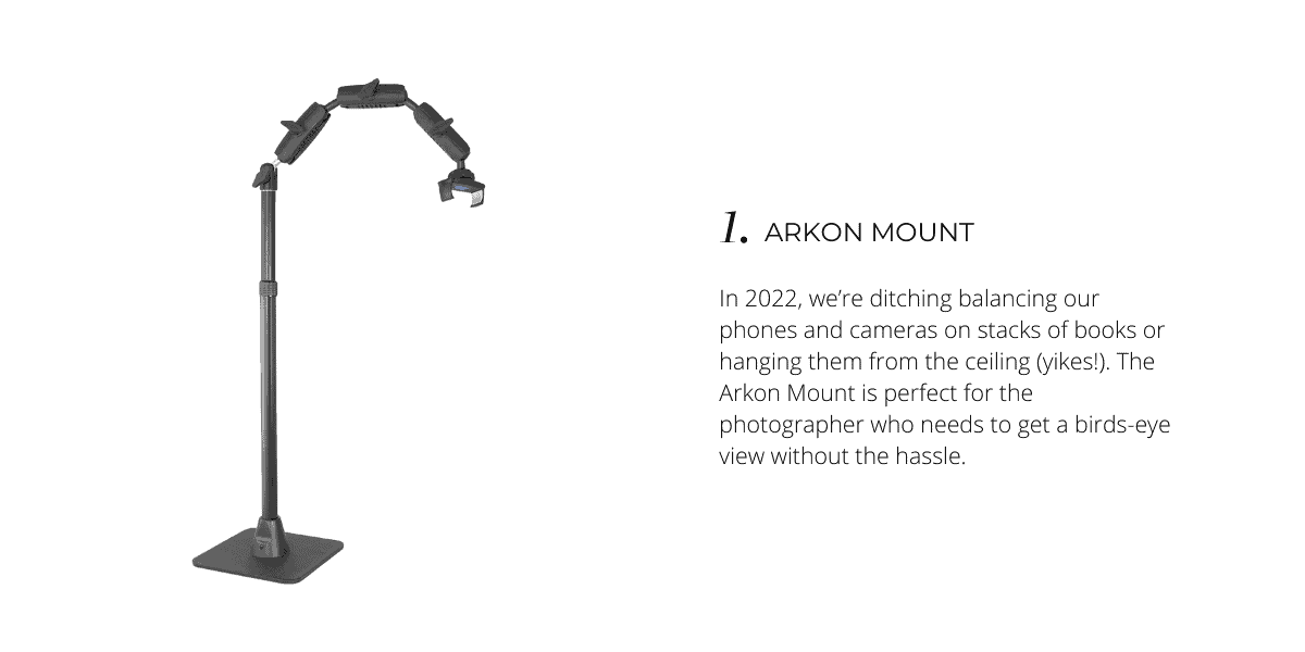 food photographer gift guide idea #1 - Arkon mount